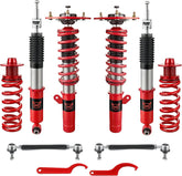 EVILENERGY EVIL ENERGY Coilovers Compatible for BMW 3-Series RWD (F30) 2012-2018, Height Adjustable Coilovers Lowering Kit with 32-Level Damper Adjustment, Coilovers Suspension Kit, Red