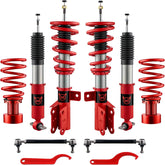 EVIL ENERGY Coilovers Compatible for Ford Fusion 2013-2020, Height Adjustable Coilovers Lowering Kit with 32-Level Damper Adjustment, Coilovers Suspension Kit, Red - EVILENERGY