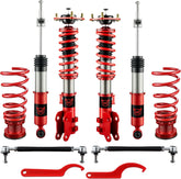 EVIL ENERGY Coilovers for Hyundai Elantra Sedan (AD) 2017-2020, Height Adjustable Coilovers Kit with 32-Level Damper Adjustment, Red - EVILENERGY