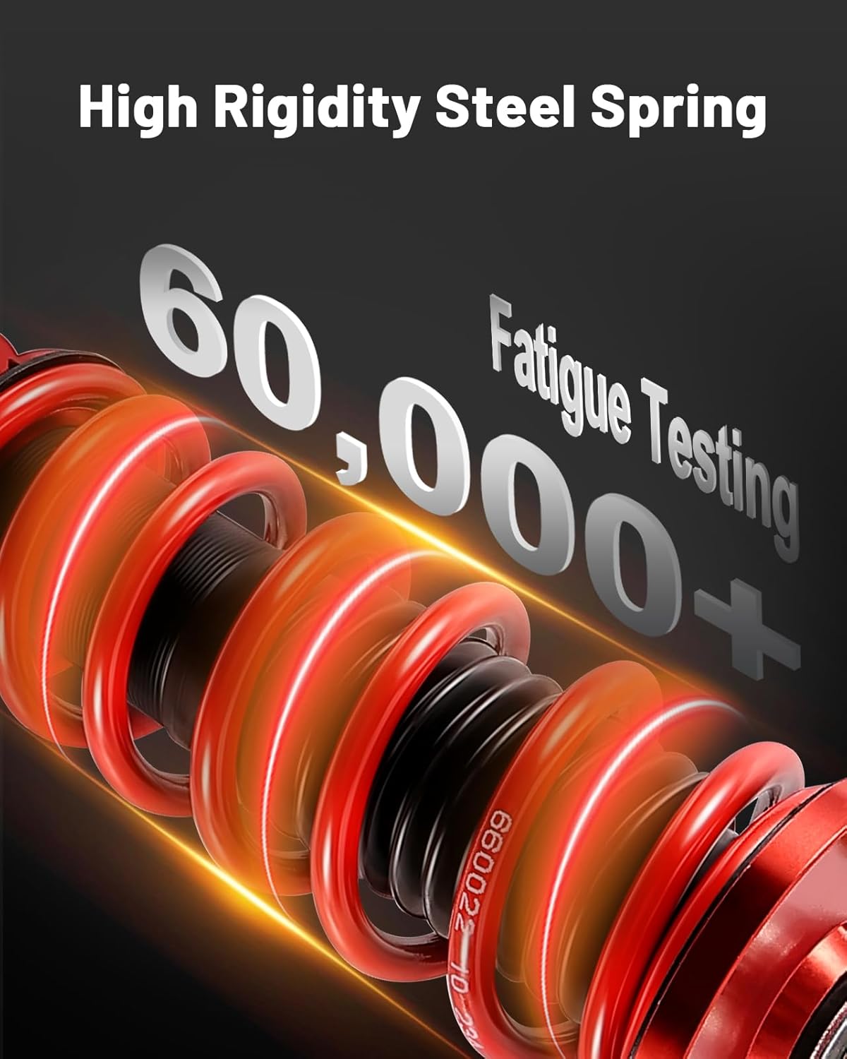 EVIL ENERGY Coilovers Compatible for Nissan Versa Hatchback (C11) 2007-2012, Height Adjustable Coilovers Lowering Kit with 32-Level Damper Adjustment, Coilovers Suspension Kit, Red - EVILENERGY