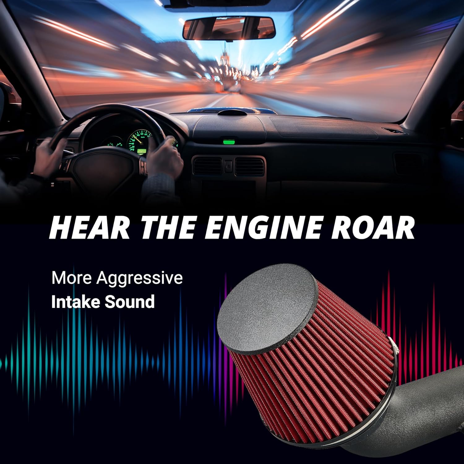 EVIL ENERGY Cold Air Intake Sound – Aggressive Engine Roar, Enhanced Driving Experience