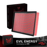EVIL ENERGY Engine Air Filter for Ram 1500 2002-2010, Ram 2500 2003-2010, Dakota 2004-2010 | Replacement CA9401 | High Flow, 99.9% Filtration
