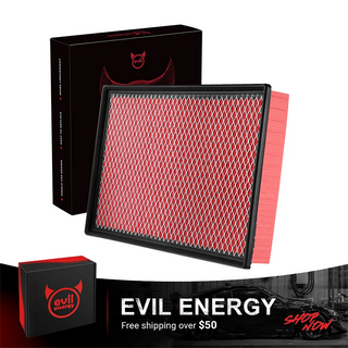 EVIL ENERGY Engine Air Filter for Ram 1500 2002-2010, Ram 2500 2003-2010, Dakota 2004-2010 | Replacement CA9401 | High Flow, 99.9% Filtration
