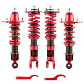 EVIL ENERGY Mazda RX-8 2004-2011 Coilovers: Height-Adjustable Twin-Tube Suspension Kit, Red - Performance Lowering Kit for Enhanced Ride