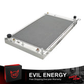 EVIL ENERGY Lightweight 2-Row 30mm Radiator | High-Performance Cooling for Compact Vehicles | Fits 1999-2013 Silverado, Tahoe, GMC Sierra, Hummer H2 4.8L, 5.3L, 6.0L, 6.2L - EVILENERGY