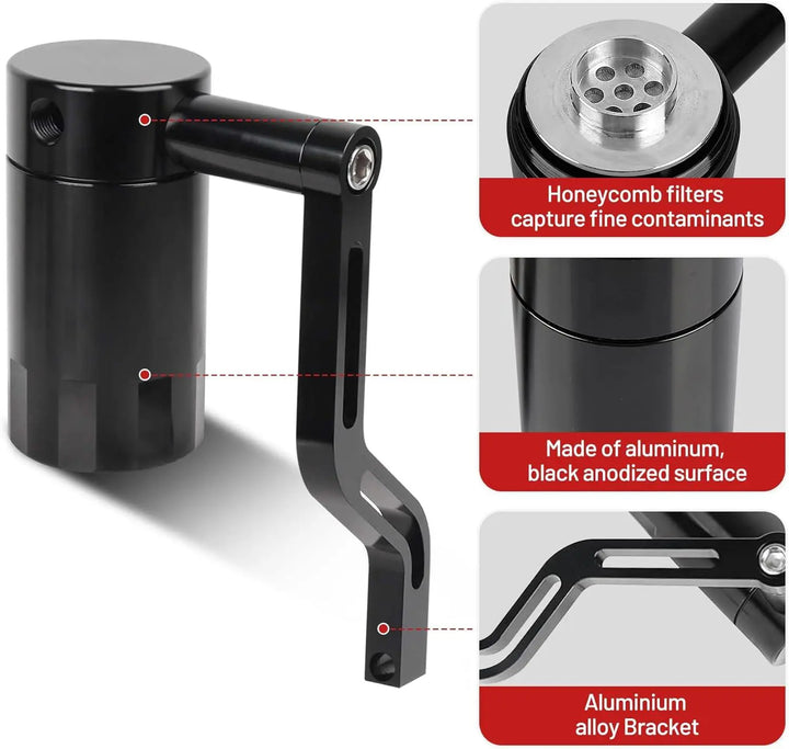 EVIL ENERGY EVIL ENERGY Oil Catch Can Air Oil Separator compatible with 2011-2022 Charger 2011-2022 Challenger 2011-2022 Chrysler 300 SRT8 3OZ