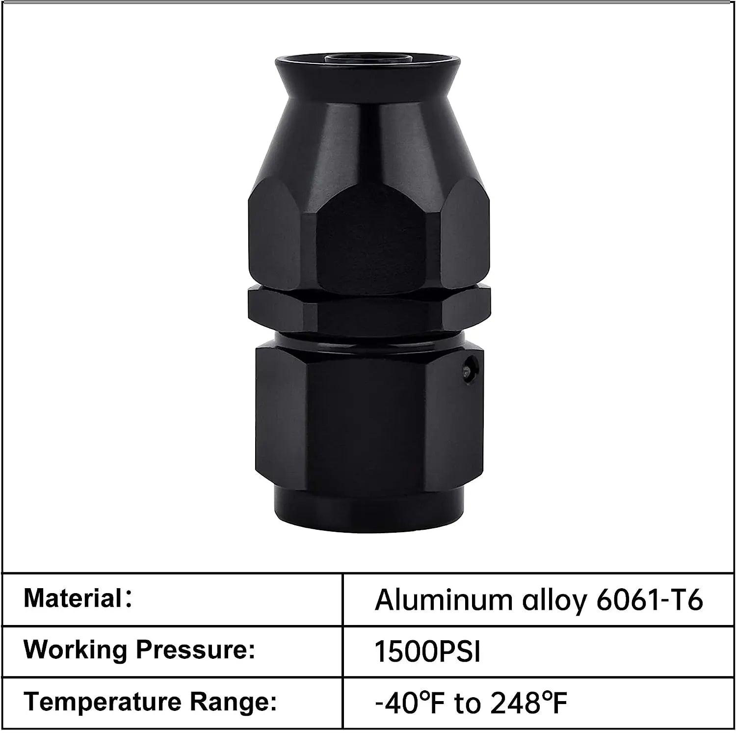 EVILENERGY EVIL ENERGY PTFE Hose End Fitting Kit Aluminum(6/8/10AN)