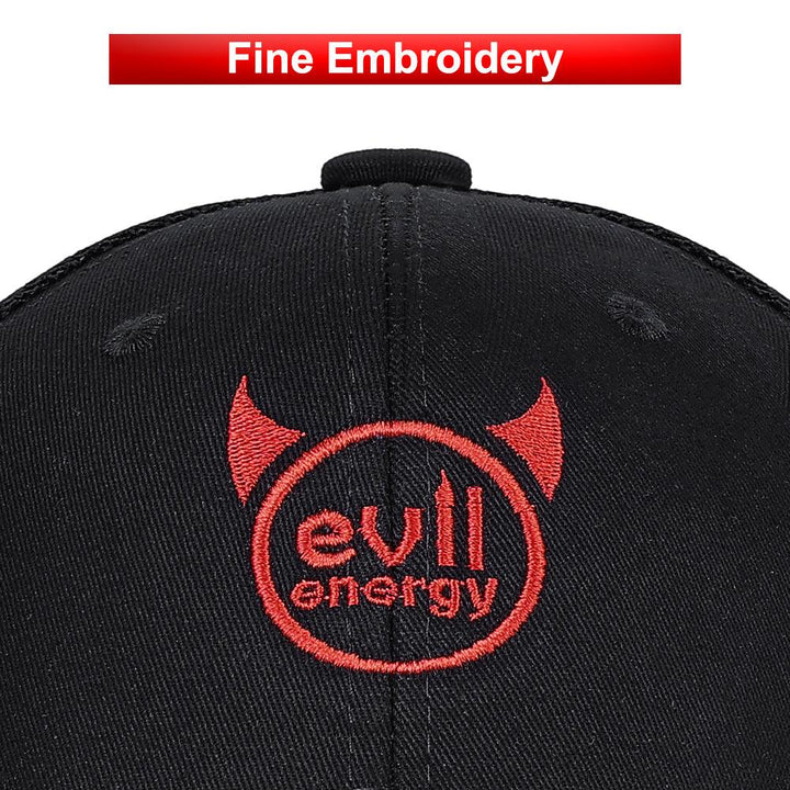EVIL ENERGY Mesh Breathable Hat with Embroidered Logo Brand Peripheral - EVILENERGY