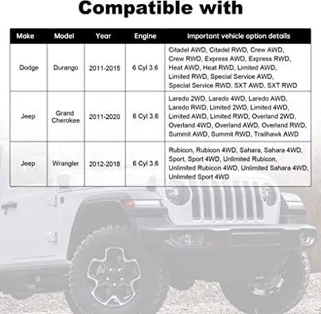 Evilenergy EVIL ENERGY Thermostat Housing Assembly 05184651AF 49569 Compatible with 2011-2015 Dodge Durango 2011-2020 Jeep Grand Cherokee 3.6L