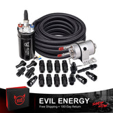 EVIL ENERGY Fuel Filter Regulator 58PSI Inline Fuel Pump with 6AN CPE 25FT Fuel Hose Kit