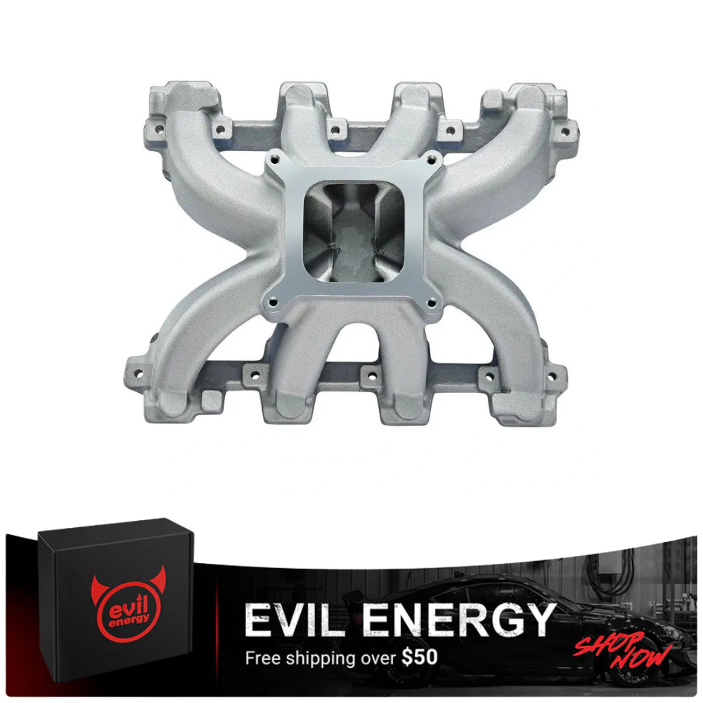 Evil Energy LS EFI System - Master Kit | Intake Manifold & Fuel Rail for GM LS3 L92 V8 6.2L | Inline Fuel Pump | Fuel Filter | PTFE Fuel Hose - EVILENERGY