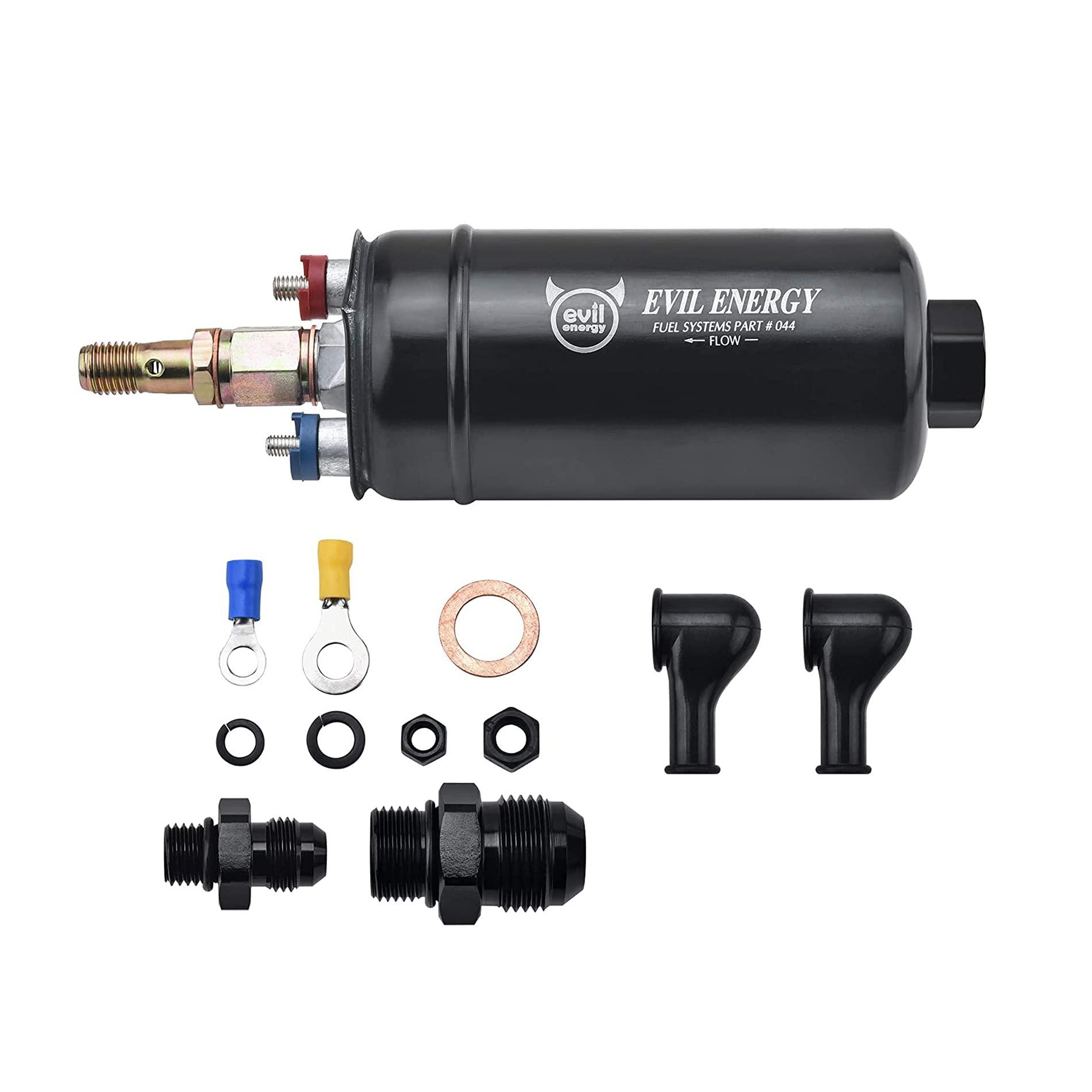Evil Energy LS EFI System - Master Kit | Intake Manifold & Fuel Rail for GM LS3 L92 V8 6.2L | Inline Fuel Pump | Fuel Filter | PTFE Fuel Hose - EVILENERGY
