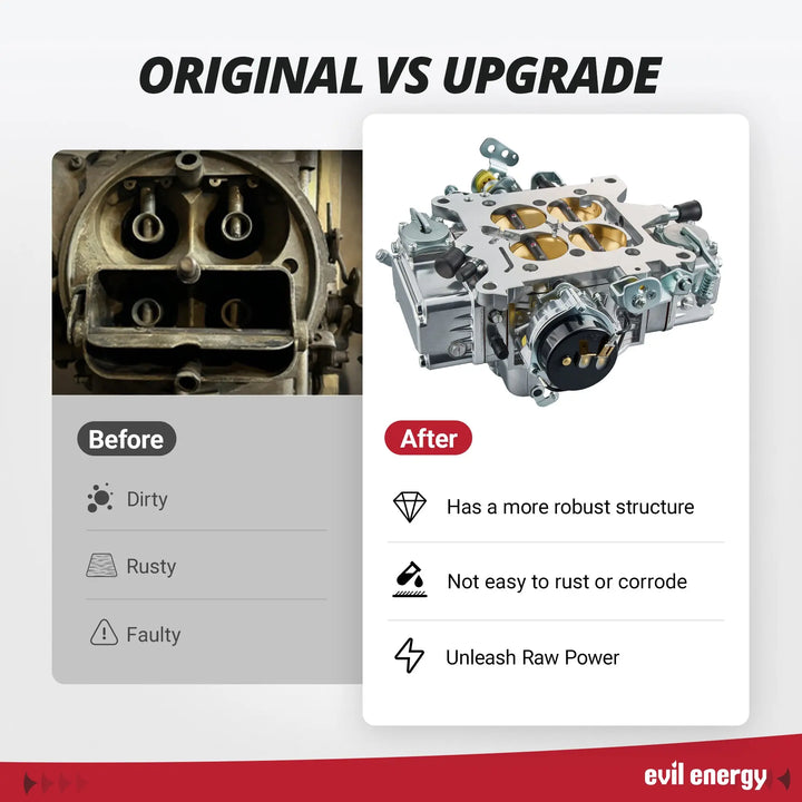 EVIL ENERGY Evil Energy STREET 650 CFM 4-Barrel Carburetor Electric Choke Mechanical Secondary