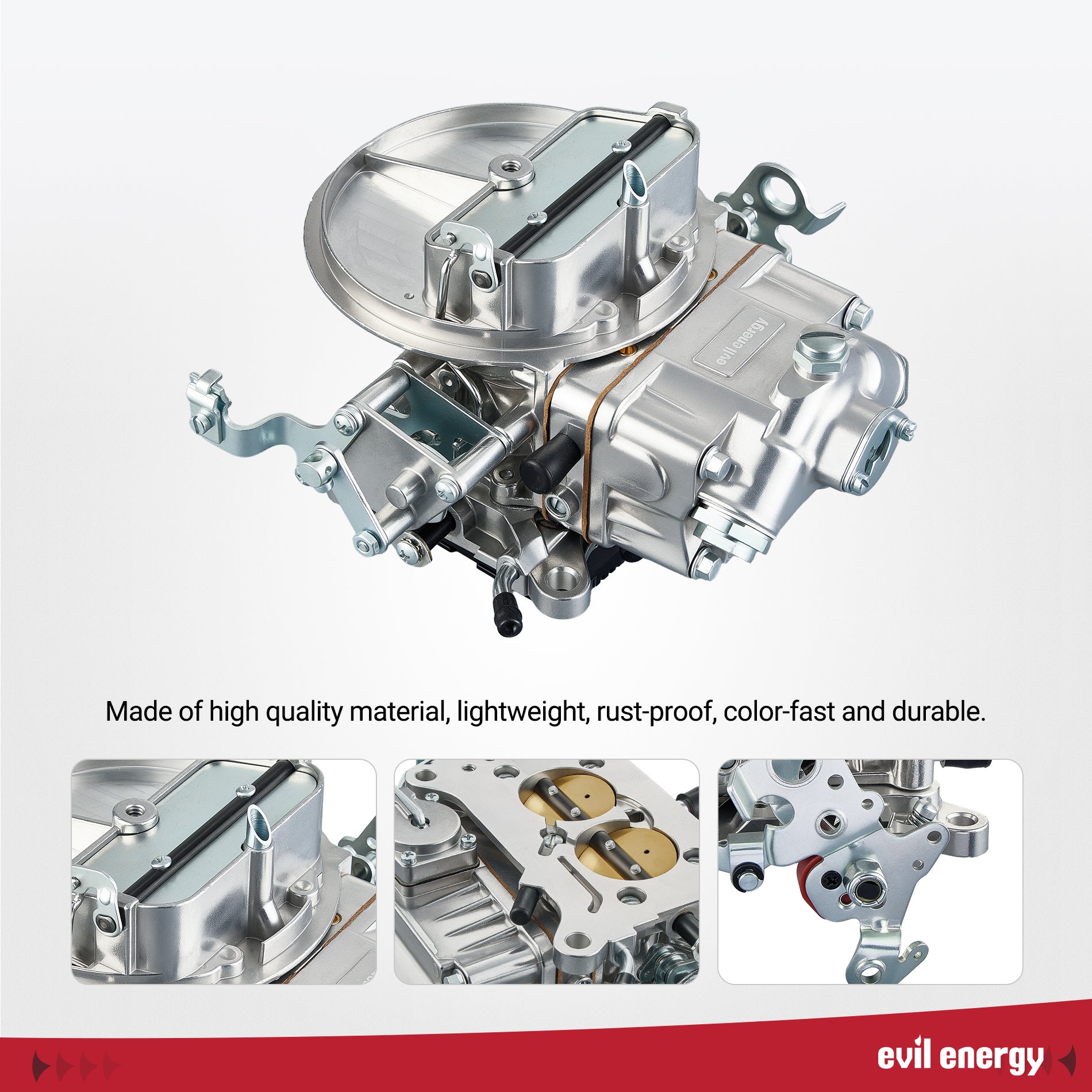 EVIL ENERGY 500 CFM 2-barrel New Performance Carburetor Manual Control Choke - EVILENERGY