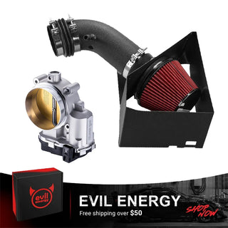 EVIL ENERGY Cold Air Intake Kit & 85mm Electronic Throttle Body Bundle for 2014-2018 Ram 2500 3500 6.4L HEMI V8 — Includes Air Filter & TPS 4-Bolt
