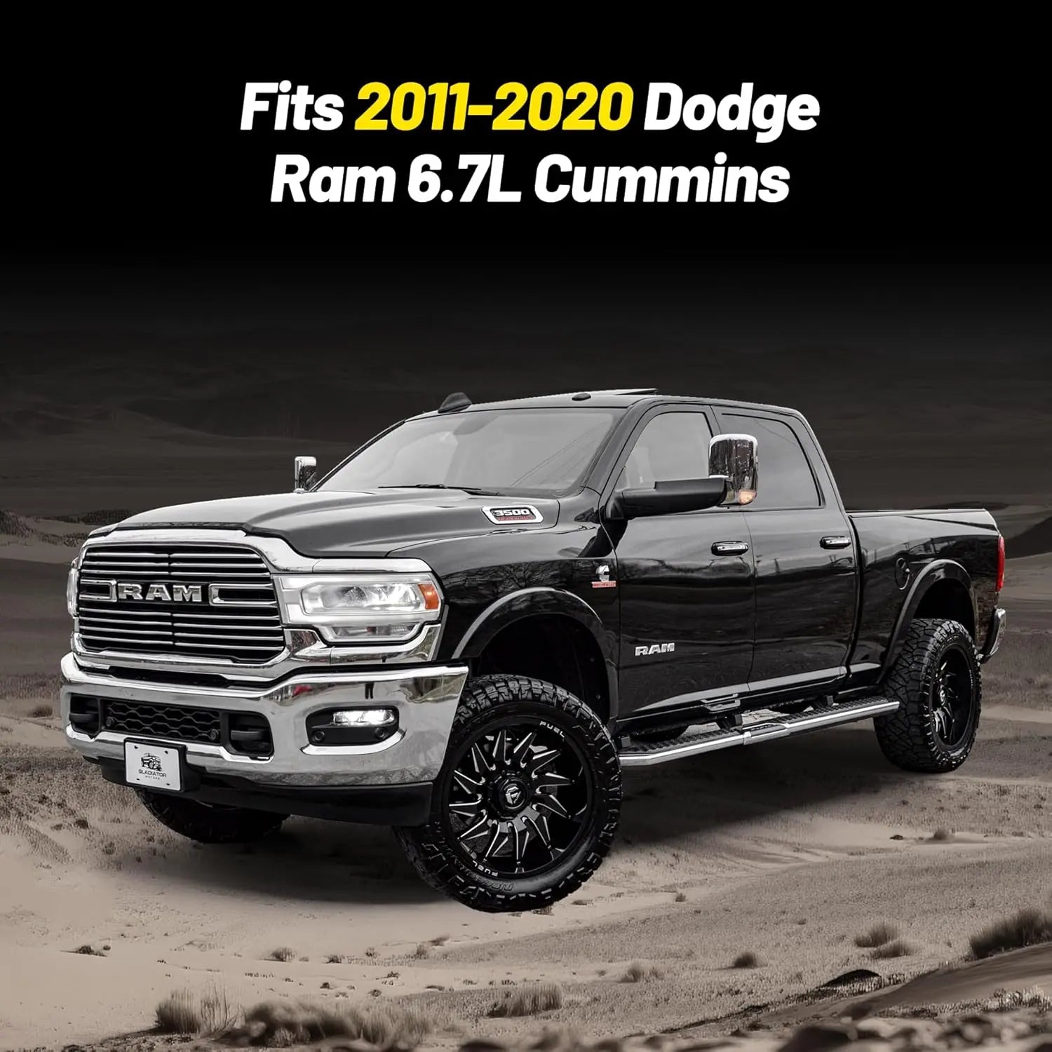 EVILENERGY SOTF Switch Compatible for 2010-2020 Dodge Ram 6.7L Cummins, 5-Position Fuel Temp Shift-On-The-Fly Switch with Connector