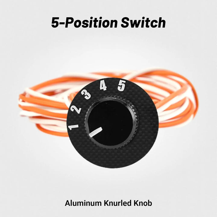 EVILENERGY SOTF Switch Compatible for 2011-2020 Ford 6.7L Powerstroke, 5-Position Fuel Temp Shift-On-The-Fly Switch with Connector