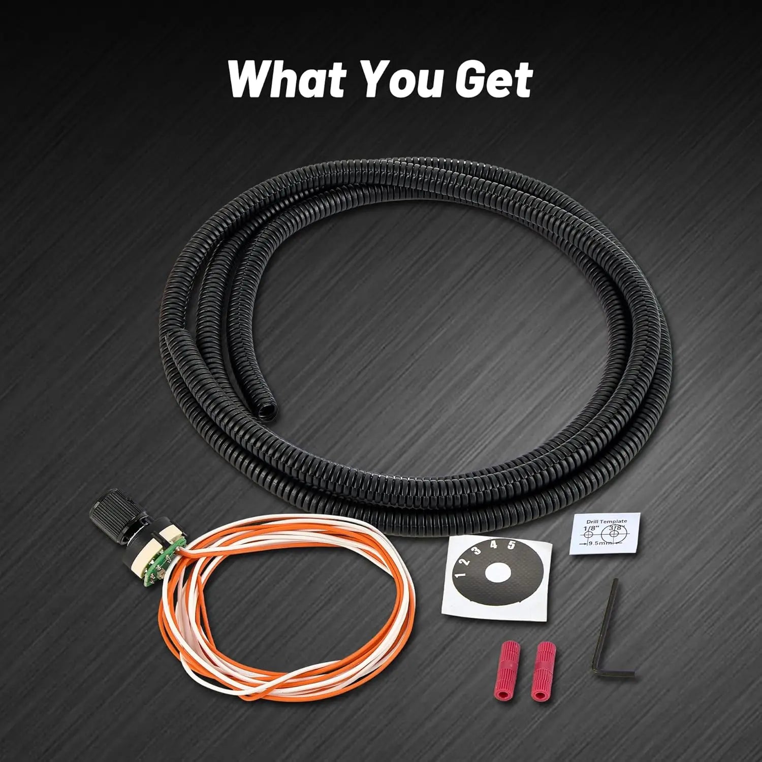 EVILENERGY SOTF Switch Compatible for 2011-2020 Ford 6.7L Powerstroke, 5-Position Fuel Temp Shift-On-The-Fly Switch with Connector