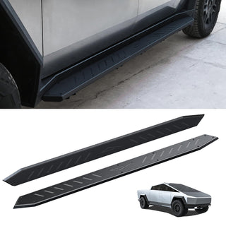 2PCS Side Steps for Tesla Cybertruck 2019-2025 | Heavy-Duty Running Boards | Double Layer Side Steps | Anti-Slip Nerf Bars | No-Drill Bolt-On Installation | 550LB Capacity | Rust-Proof Stainless Steel|EVIL ENERGY - EVILENERGY