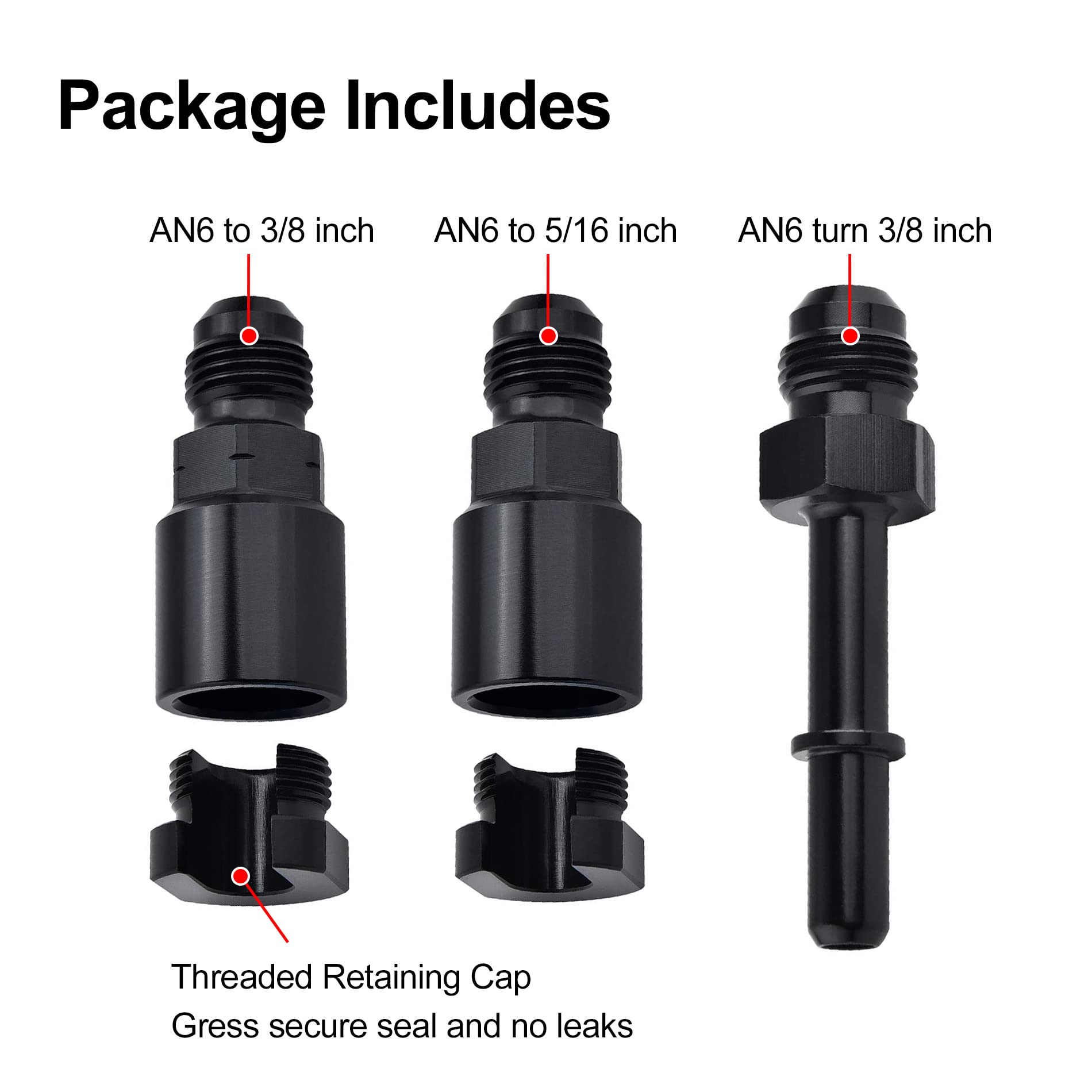 EVIL ENERGY Fuel Filter Regulator 58PSI Inline Fuel Pump with 6AN CPE 25FT Fuel Hose Kit - EVILENERGY