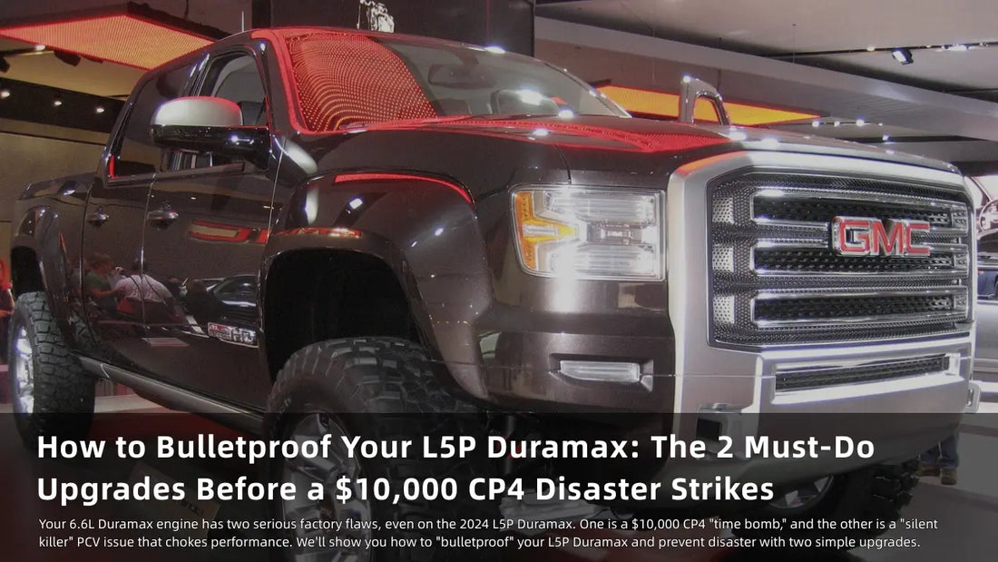 The L5P Duramax has two major factory flaws: the CP4 pump and PCV system. Learn how a lift pump and oil catch can prevent a $10,000 failure.
