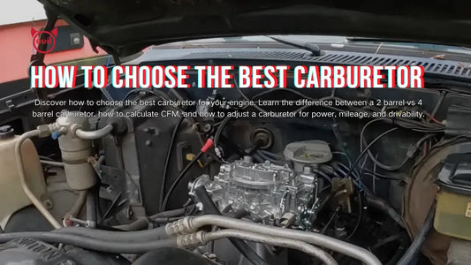 Learn how to choose the carburetor — from 2-barrel vs 4-barrel carburetors to CFM sizing and carburetor adjustment for power, mileage, and drivability.