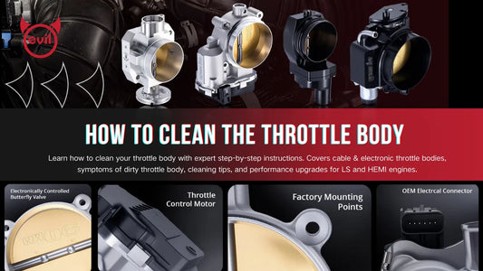 Learn how to clean your throttle body with expert step-by-step instructions. Covers cable & electronic throttle bodies, symptoms of dirty throttle body, cleaning tips, and performance upgrades for LS and HEMI engines.