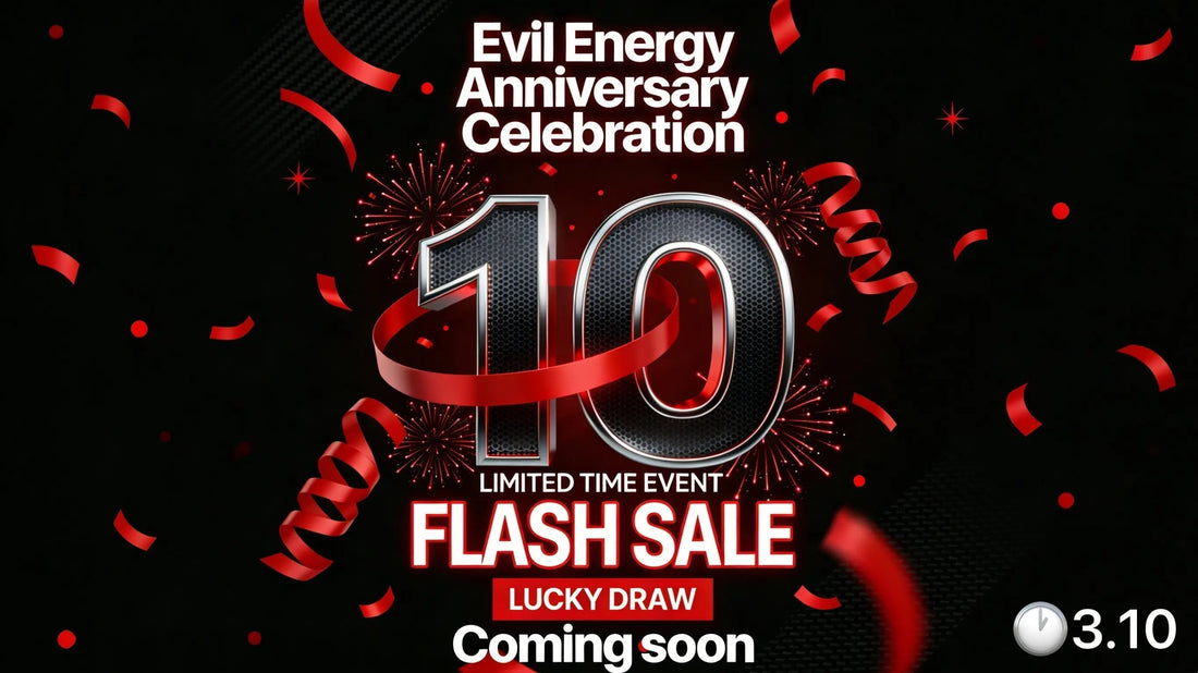 EVIL ENERGY 10th Anniversary: Fueling the Soul That Refuses to Be Ordinary EVILENERGY