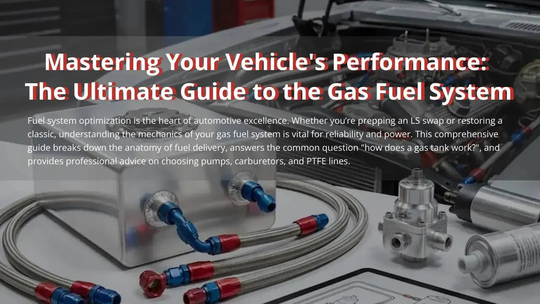 Cover image for Mastering Your Vehicle's Performance: The Ultimate Guide to the Gas Fuel System showing automotive fuel components.