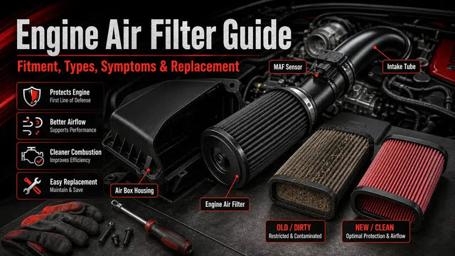 Engine Air Filter Guide: Types, Fitment, Symptoms, Replacement, and Performance Filters