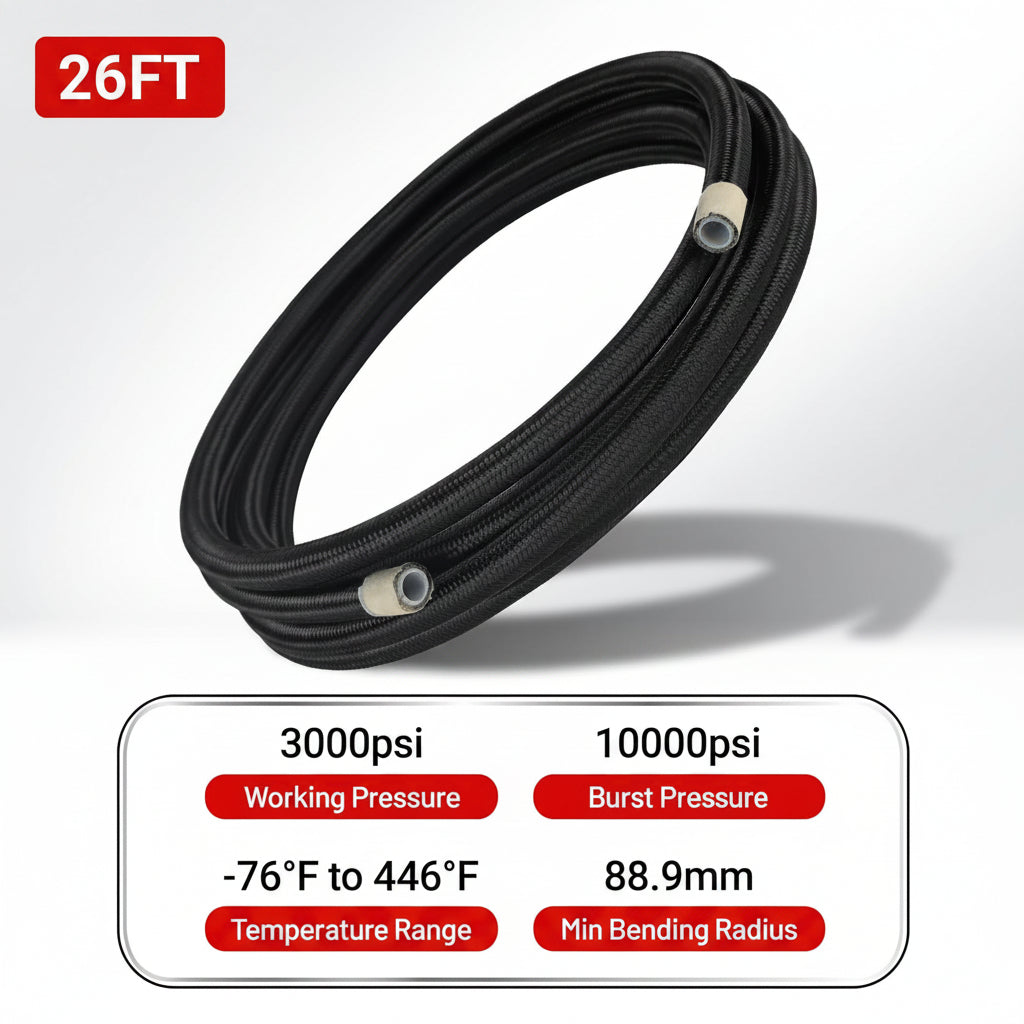 [99.99,PTFE Fuel Line Kits 6AN 26FT]