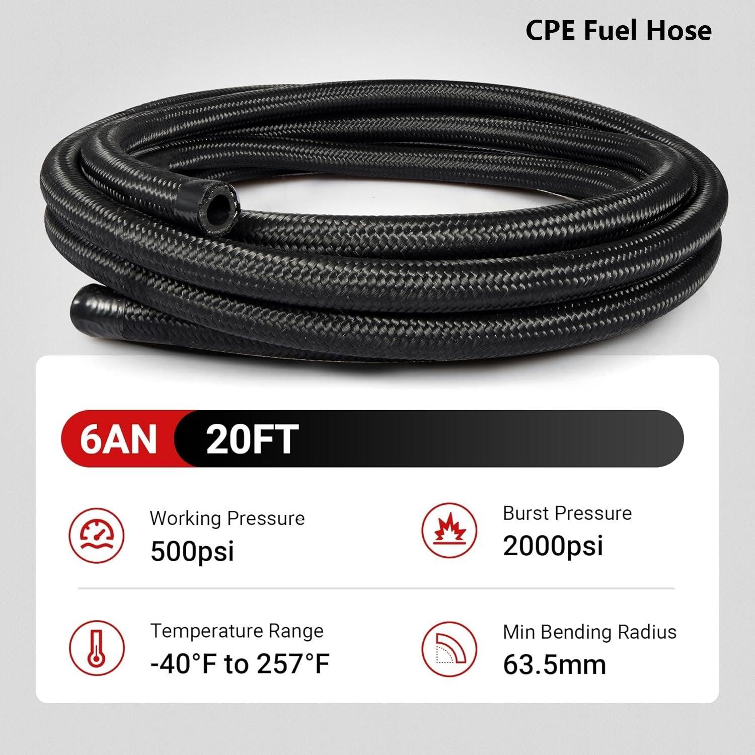 EVIL ENERGY Fuel Injection In-Line Fuel Delivery Kit  EFI External Frame Mounted Pump Kit