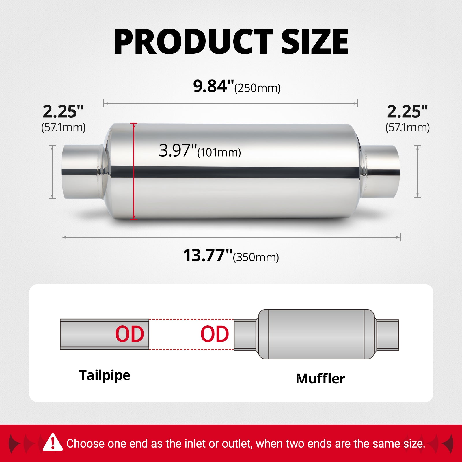 [2.25'' Inlet 2.25'' Outlet]