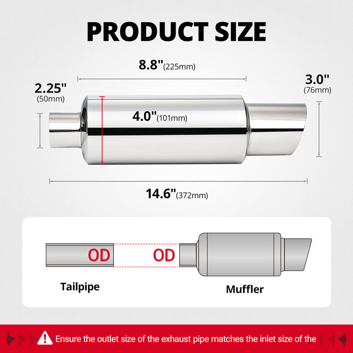 [Sliver,2.25 Intlet 3.0 outlet]