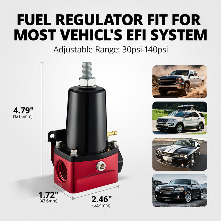 [30-80PSI&80-140PSI,Red]