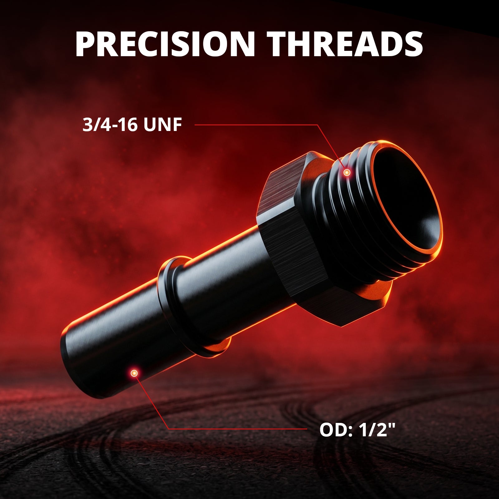 [AN8 ORB to 1/2" SAE]