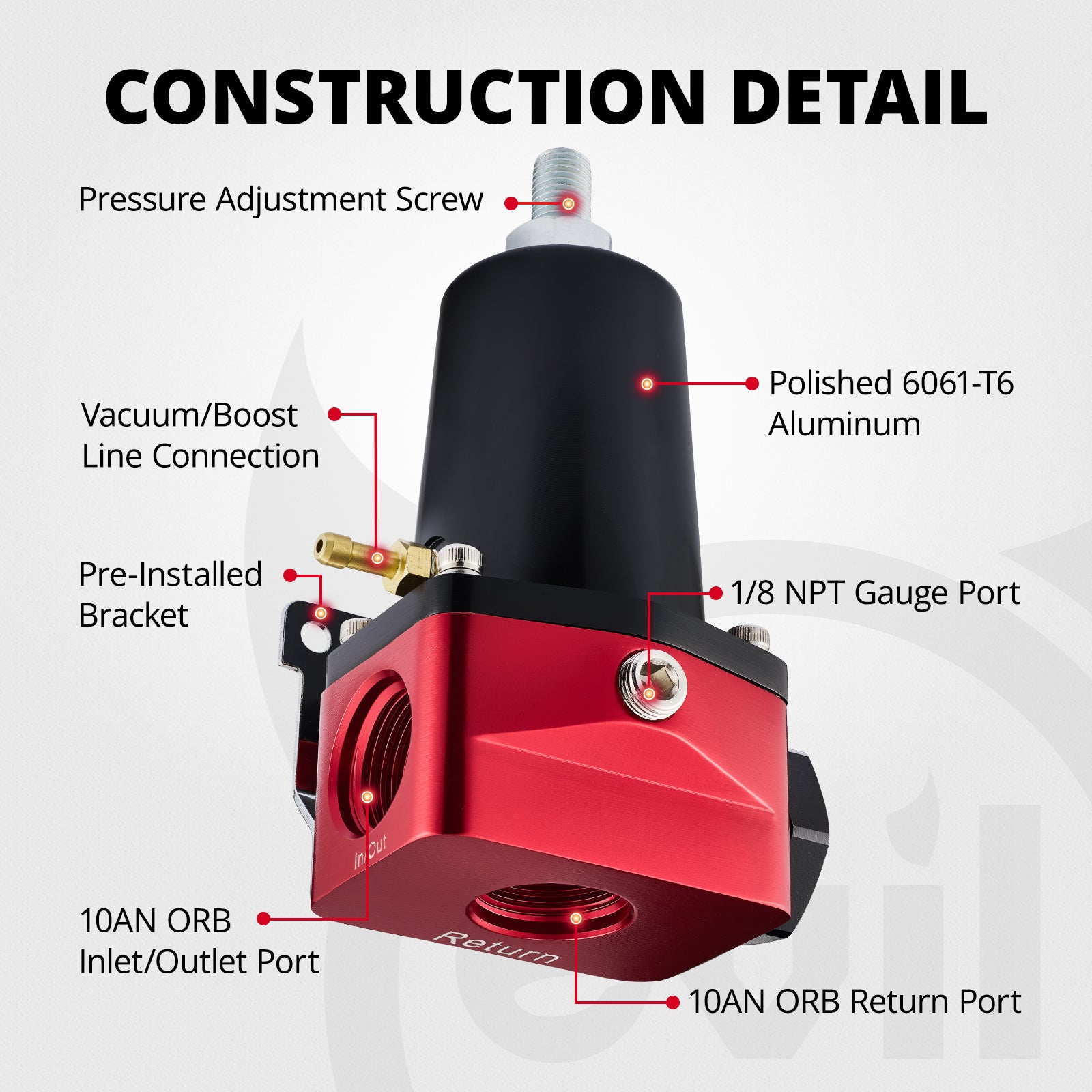 [30-80PSI&80-140PSI,Red]