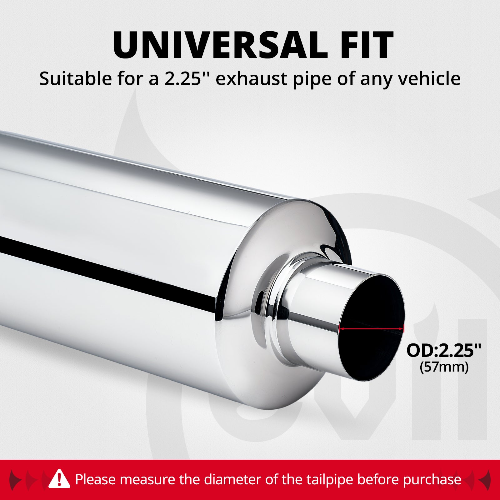 [Sliver,2.25 Intlet 3.0 outlet]