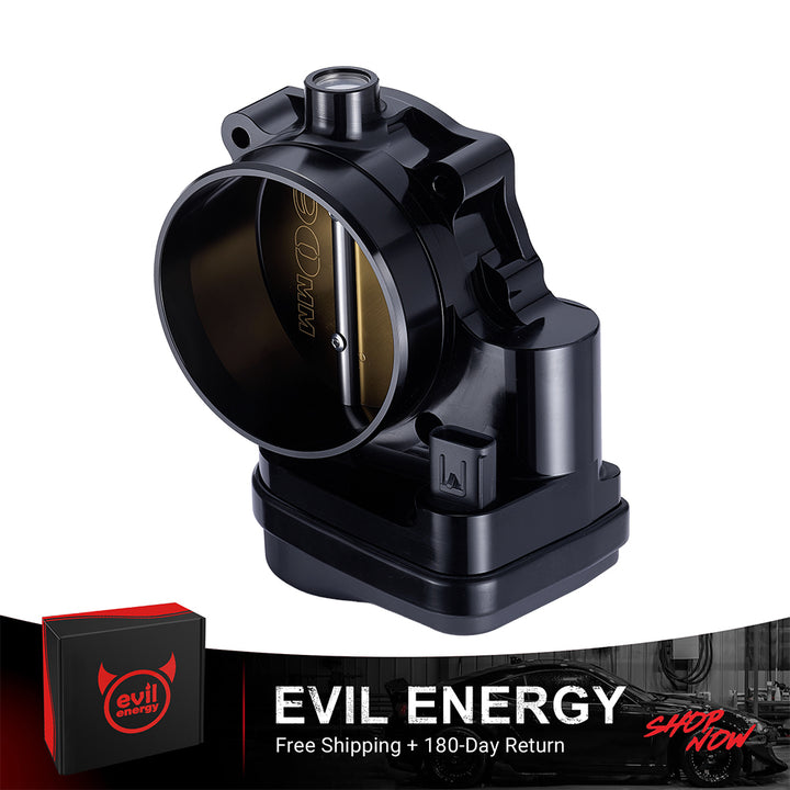 EVIL ENERGY 90mm Electronic Throttle Body for Dodge Charger & Challenger Hellcat - Black Finish, Free Shipping + 180-Day Return