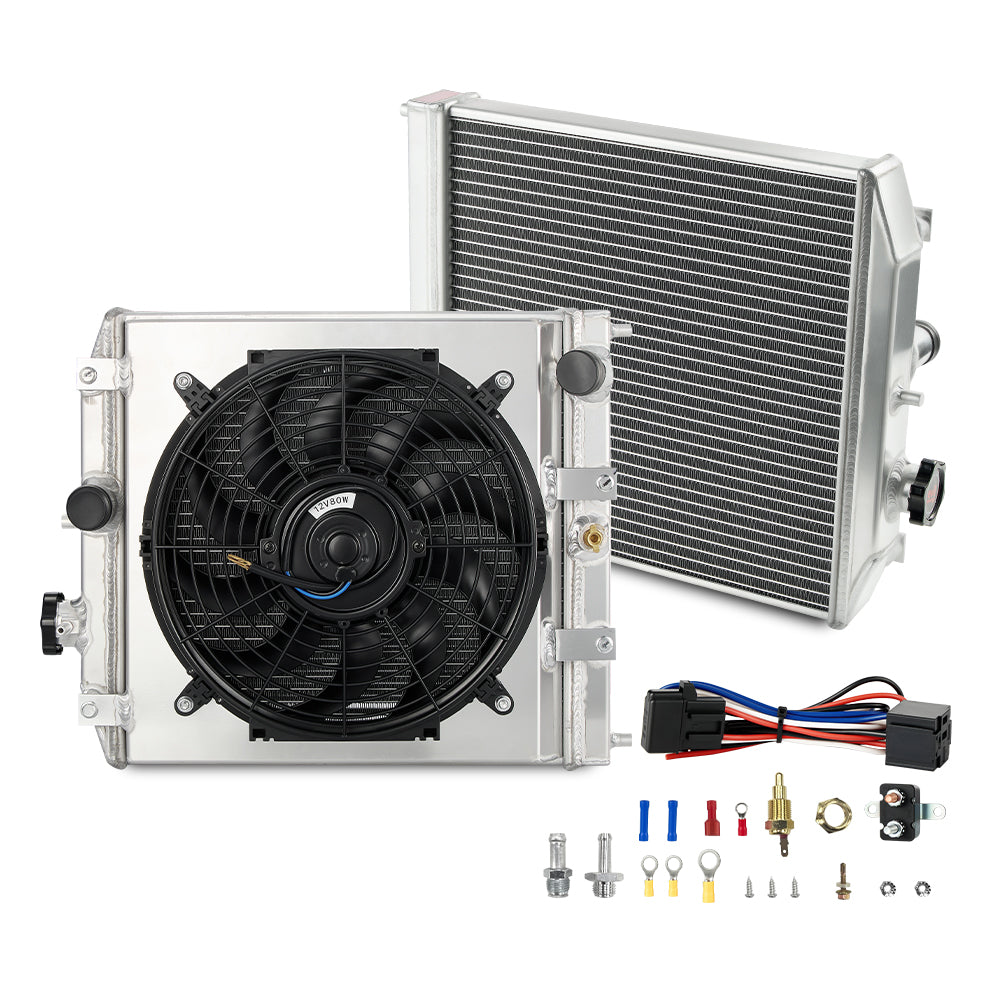 EVIL ENERGY 2-Row 30mm Radiator | High-Performance Cooling for 1992-2000 Honda Civic I4 Engines