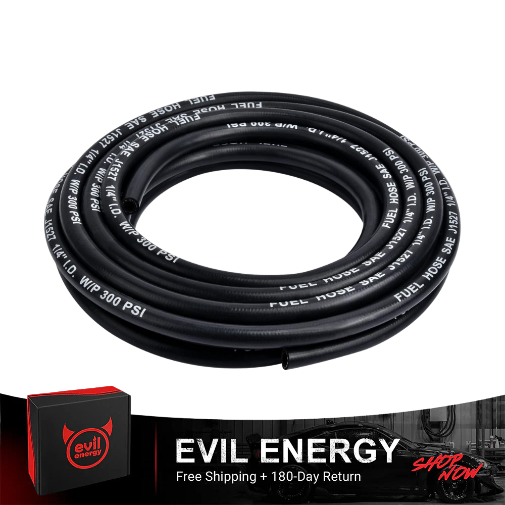 EVIL ENERGY Marine Fuel Hose Type A1-15 SAE J1527 Rubber Hose -3/8 1/4 5/16 Inch (10/25FT)
