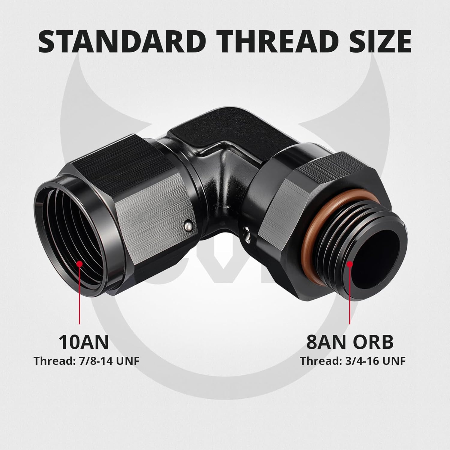 [10AN Female to 8 ORB,90 Degree]