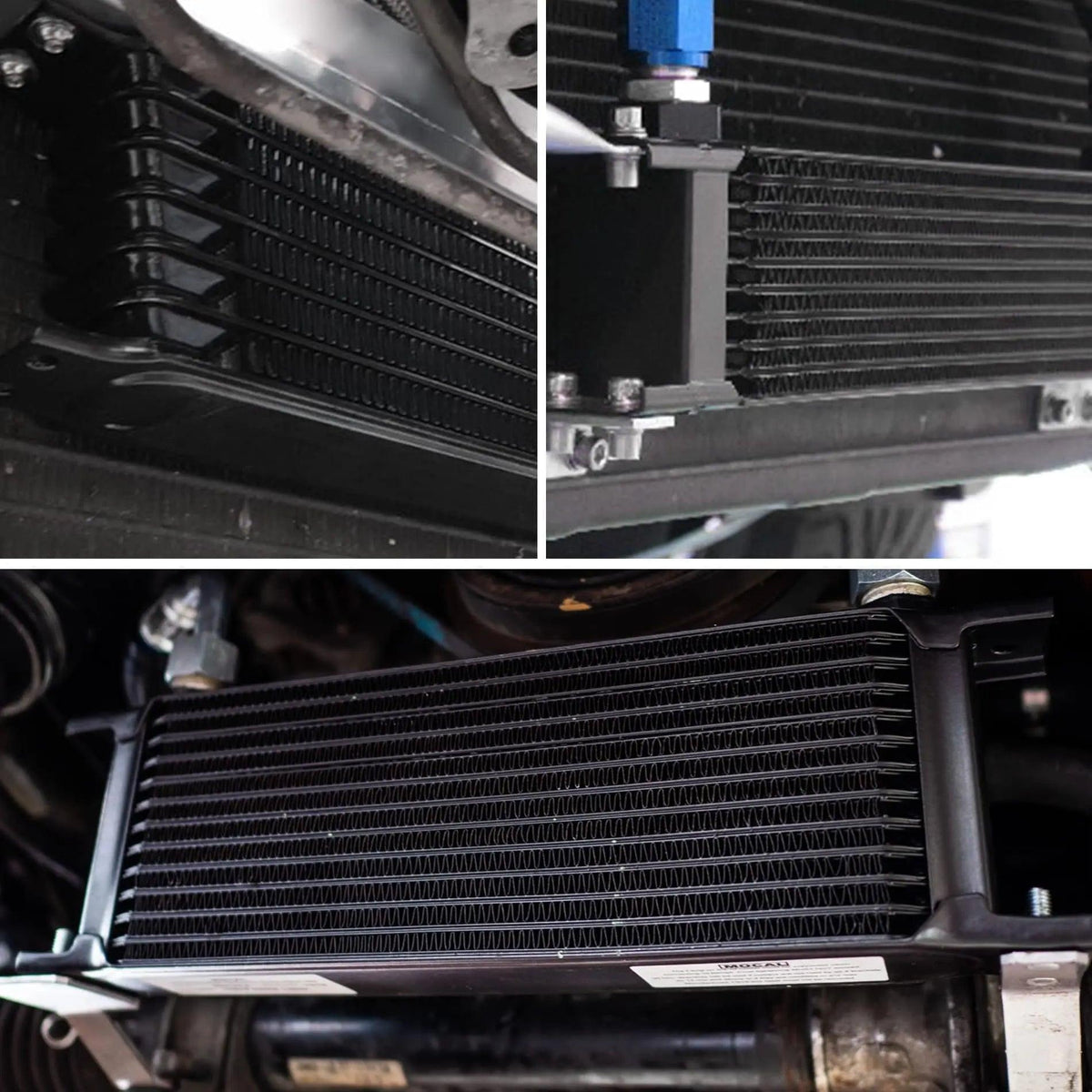 EVIL ENERGY Oil Cooler Kit Transmission Engine Cooler Universal ...