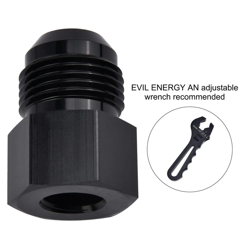 Evilenergy 10AN to 1/4 NPT Female Fitting Adaptor Aluminum 2Pcs