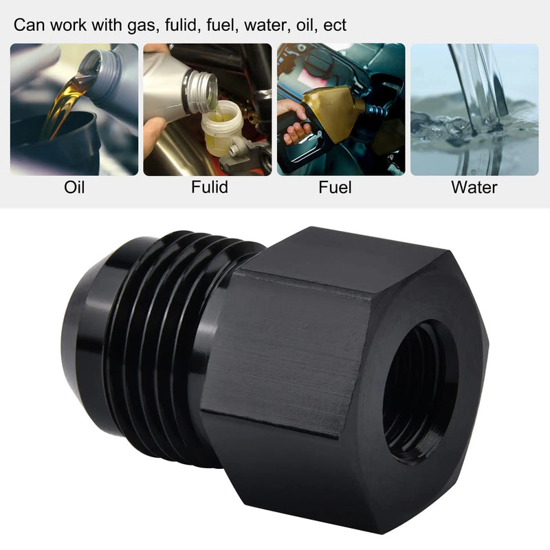 Evilenergy 10AN to 1/4 NPT Female Fitting Adaptor Aluminum 2Pcs