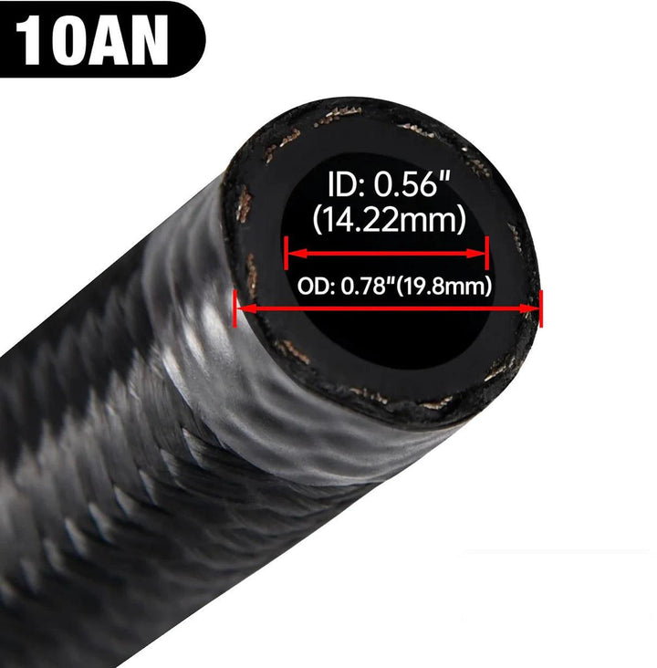 10AN fuel line[Black,10AN]