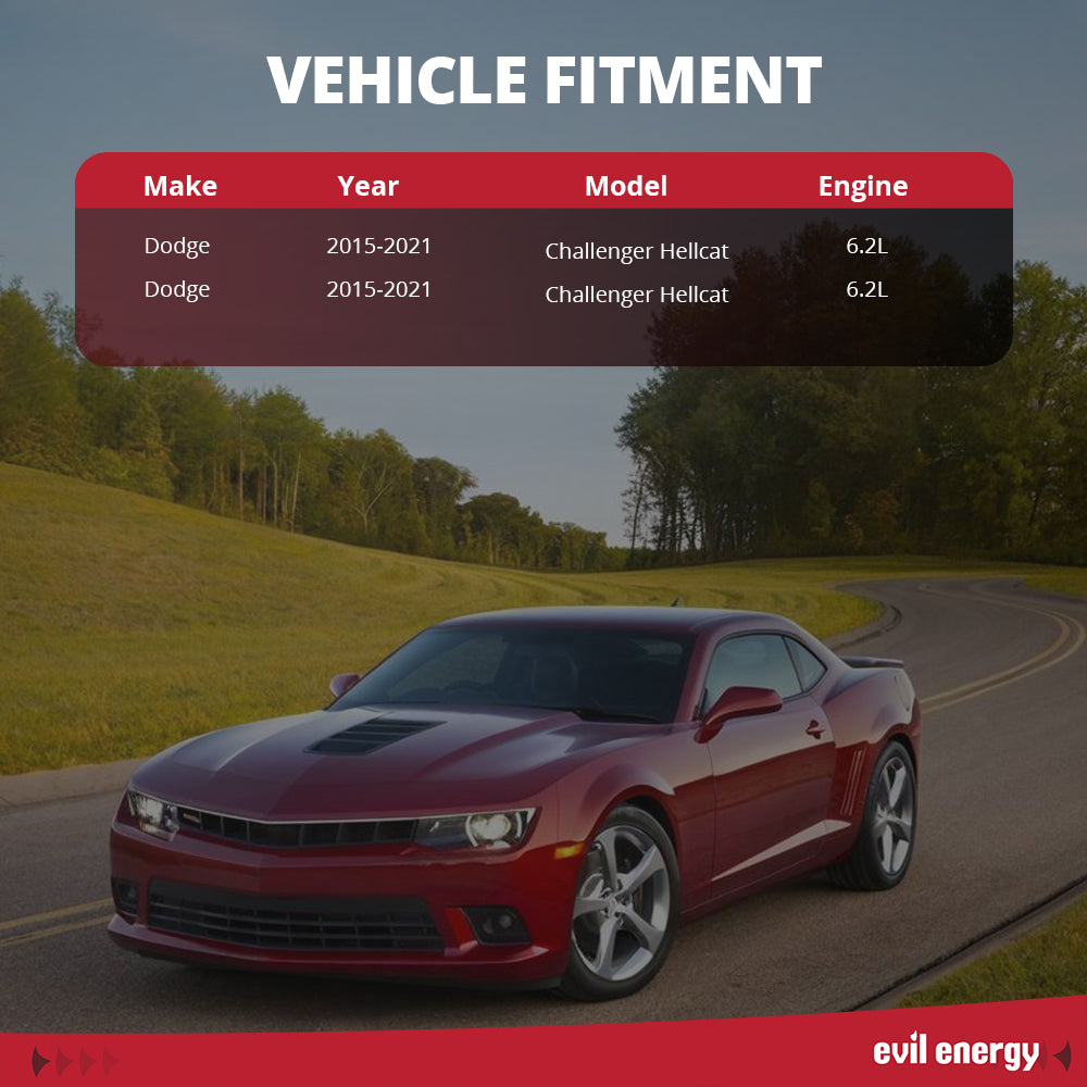EVIL ENERGY 90mm Electronic Throttle Body Fit 2015 - 2021 Dodge Charger & Challenger Hellcat 6.2L- with TPS 4 Bolt