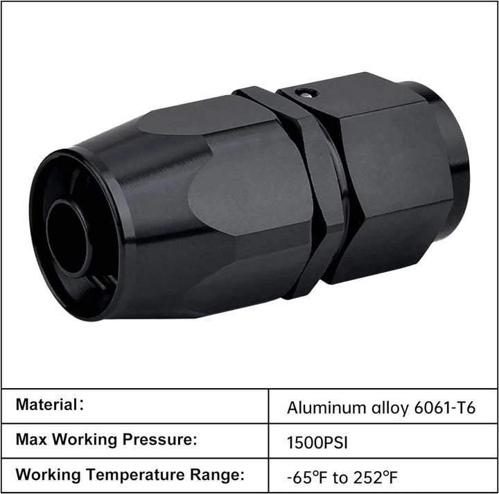 EVIL ENERGY 10-gallon fuel cell kit aluminum alloy 6061-T6 fittings rated for 1500PSI and -65°F to 252°F working temperature range