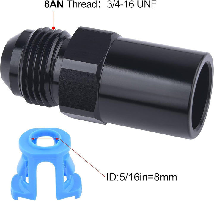 [8AN to 5/16 inch,Straight]