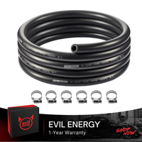 EVIL ENERGY AN Fuel Line Kit,4AN 1/4 inch / 5AN 5/16 inch / 6AN 3/8 inch Push Lock Rubber Fuel Hose 10/20FT with Hose Clamps